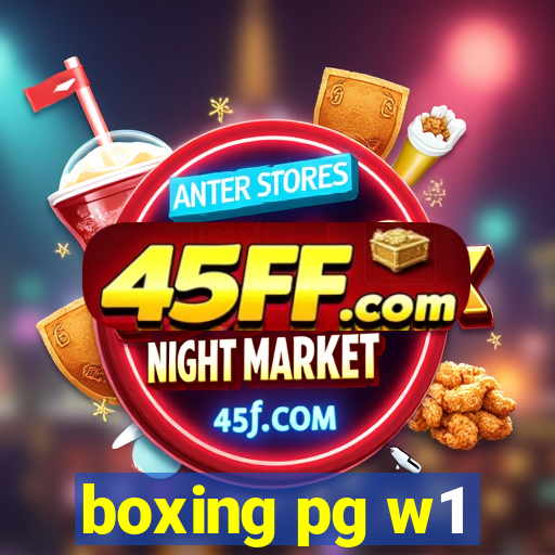boxing pg w1